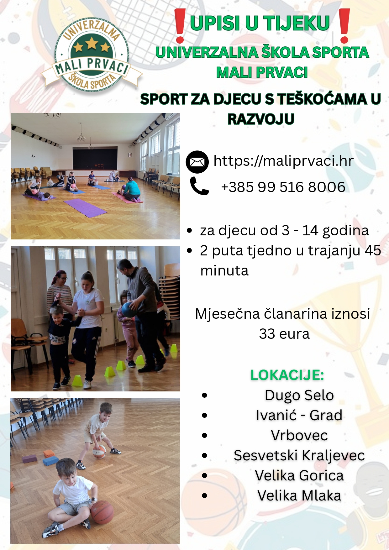 ❗️UPISI U TIJEKU❗️ nove lokacije